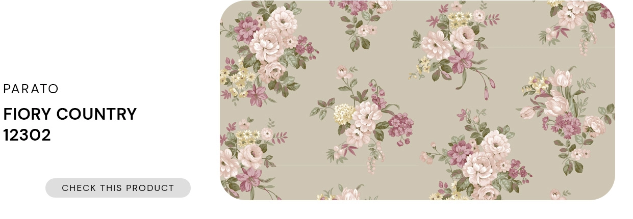 detail of floral charm wallpaper